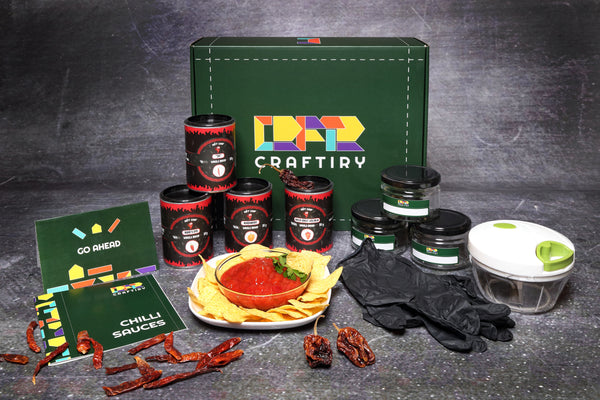 Make your own chilli sauce with our hot sauce gift set