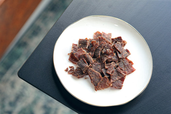 Home tasting of 6 types of jerky and biltong