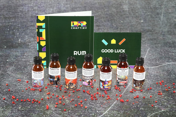 Domáca degustácia 7 rumov + DIY postup dochutenia rumu